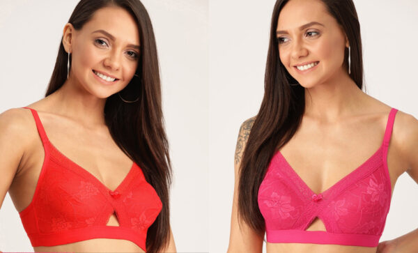 DressBerry Non-Wired Non-Padded Everyday Bras (Pack of 2)