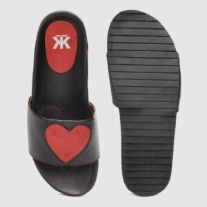 Kook N Keech Women Heart-Shaped Open Toe Flats