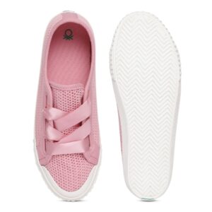 United Colors of Benetton Women  Woven Design Sneakers