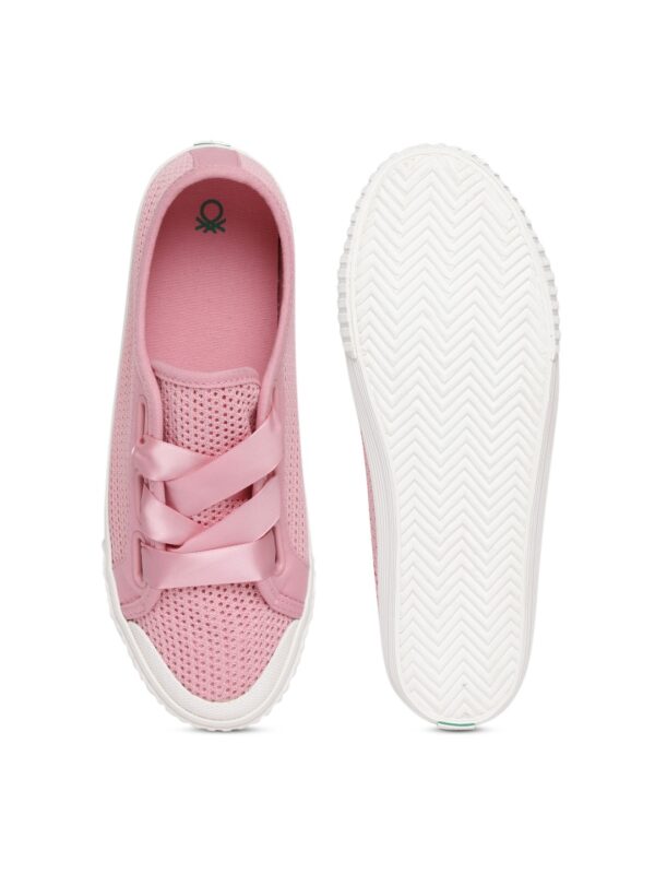 United Colors of Benetton Women  Woven Design Sneakers