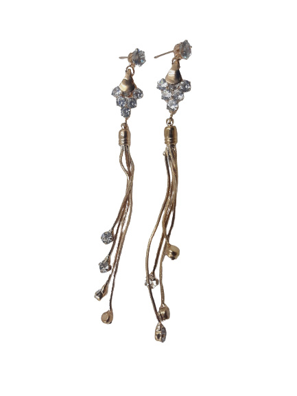 Jack Williams Gold Plated Drop Chandelier Earring