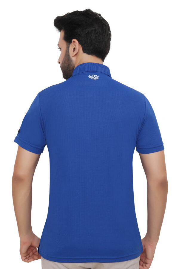 Flying Machine Polo T-Shirt Dryfit, Royal Blue