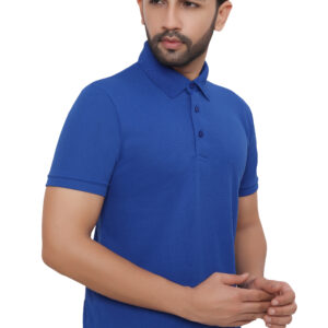 Flying Machine Polo T-Shirt Dryfit, Royal Blue