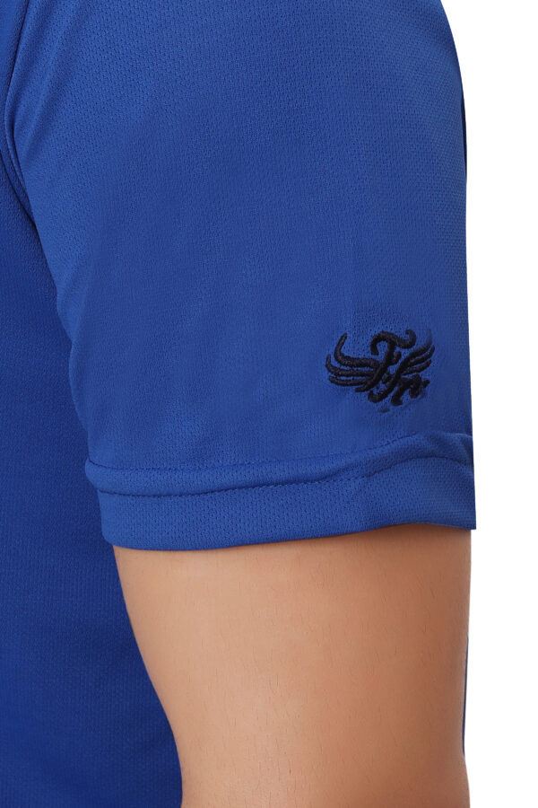 Flying Machine Polo T-Shirt Dryfit, Royal Blue