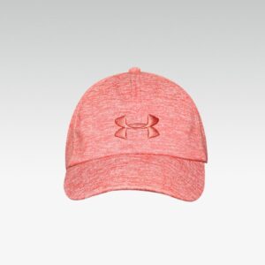 UNDER ARMOUR Women Coral Orange Solid UA Twisted Renegade Baseball Cap