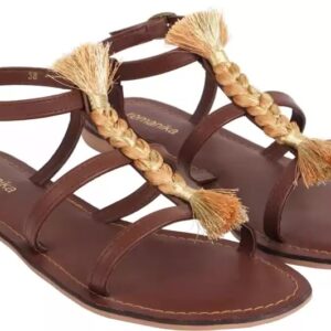 remanika Women Tan Casual Sandal