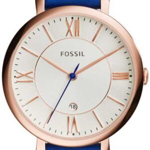 Fossil Jacqueline Blue Leather Watch