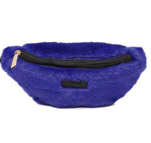 FOREVER 21 Women Waist Pouch with Faux Fur