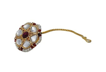 Jack Williams Traditional Gold-Plated Rajasthani Maang Tikka