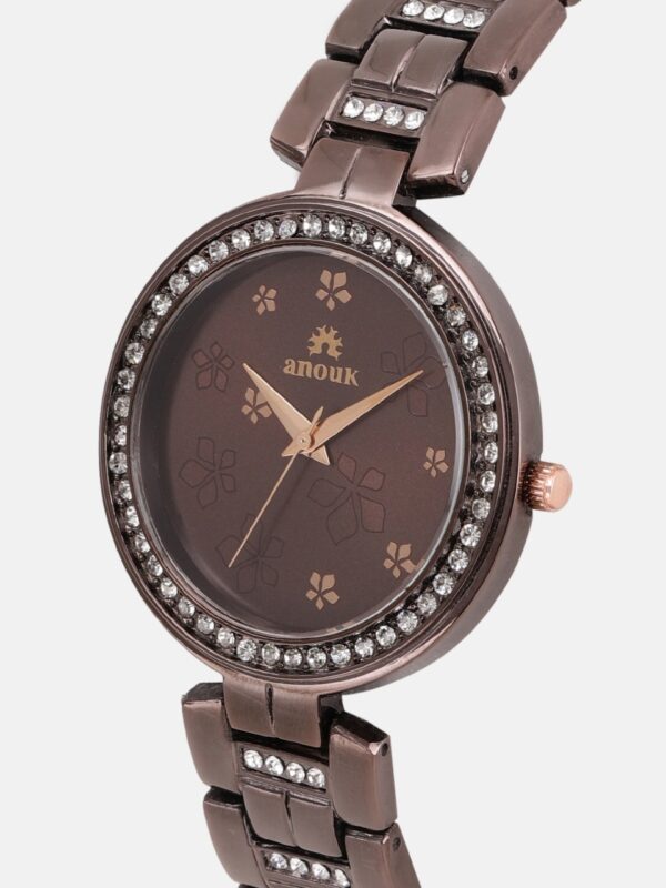 Anouk Women Brown Analogue Watch