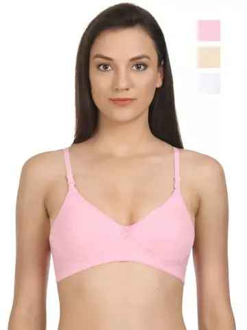 Hanes Women Chic Modern Fit Bra (Pack of 2)