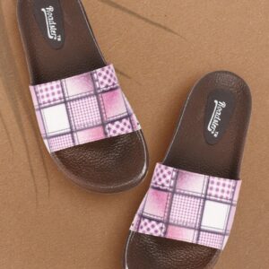 Roadster Women Checked Sliders