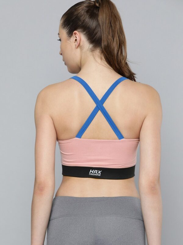 HRX Colourblocked Full Coverage Rapid-Dry Training Bra