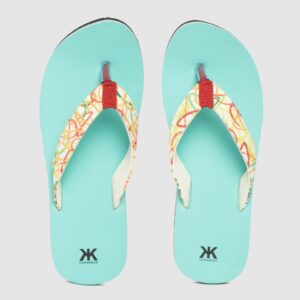 Kook N Keech Women Printed Thong Flip-Flops