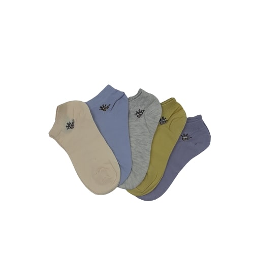 Jack Williams Ankle Socks for Women (Pack of 5)