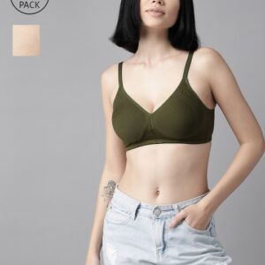 Roadster Pack of 2 Women T-Shirt Non Padded Bra