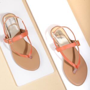 CORSICA Women Orange Open Toe Flats