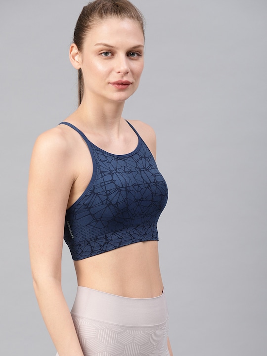 HRX Non-Wired Lightly Padded Rapid-Dry Yoga Bra