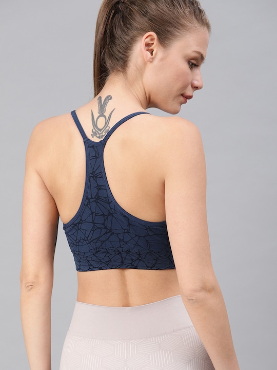 HRX Non-Wired Lightly Padded Rapid-Dry Yoga Bra