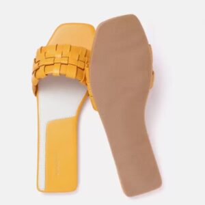 CORSICA  Women Yellow Flats Sandal