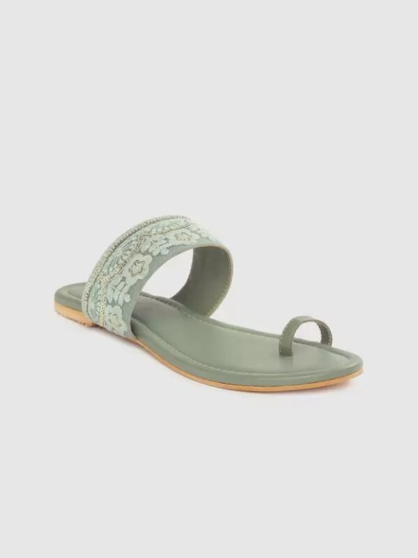 ANOUK  Women Green Flats Sandal