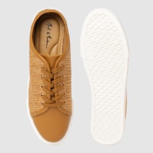 Mast & Harbour Women Basketweave Mule Sneakers