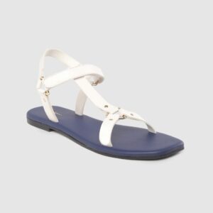 Mast & Harbour Women Solid Open Toe Flats