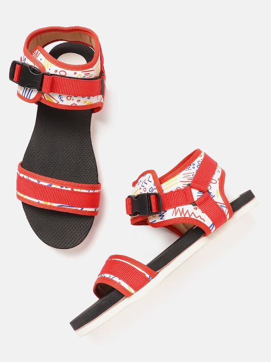 Kook N Keech Women Printed Sports Sandals