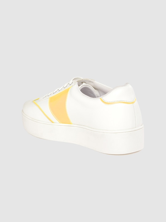 Mast & Harbour Women Color blocked Flatform Sneakers