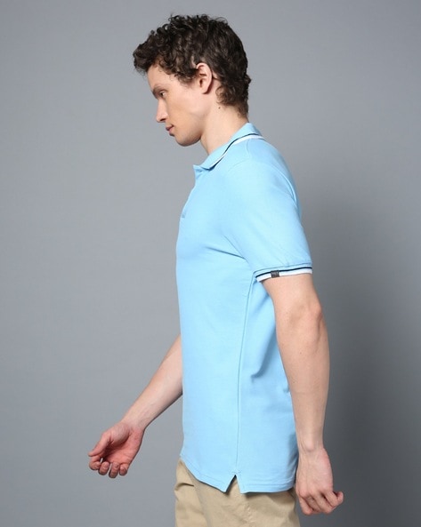 M&S Polo T-shirt, Sky Blue