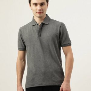 M&S Polo T-shirt, Regular Fit, Grey