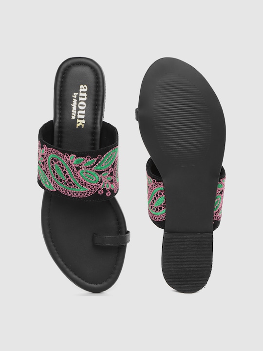 Anouk Women Embroidered One Toe Flats