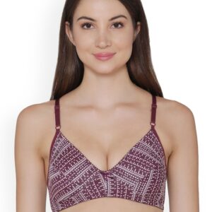 Clovia Cotton Non-Padded Non-Wired Printed Bra