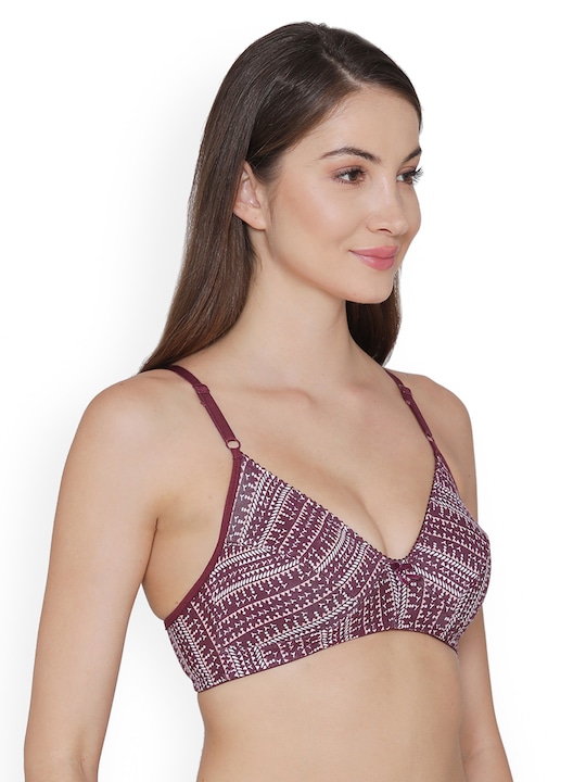 Clovia Cotton Non-Padded Non-Wired Printed Bra