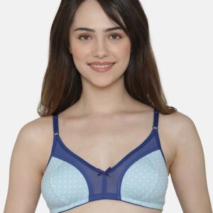 Clovia Cotton Non-Padded Non-Wired Printed Bra