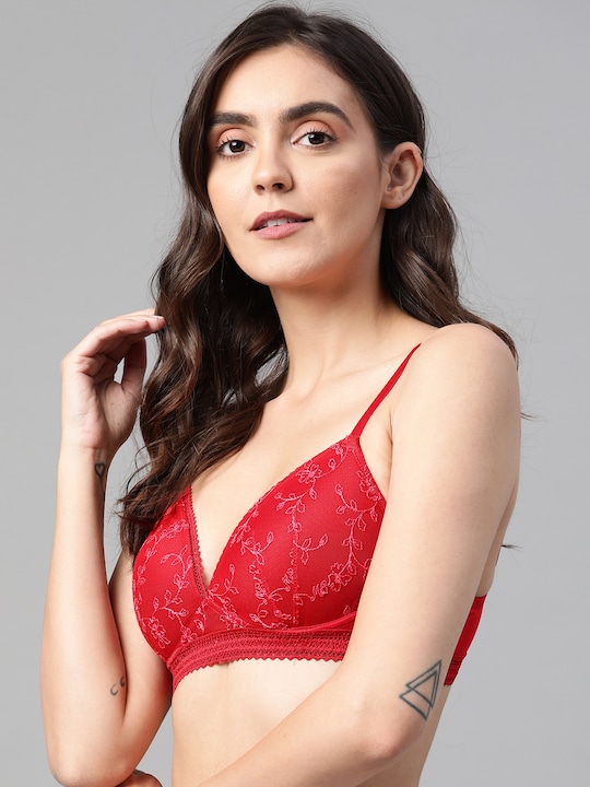 Marks & Spencer Red Lightly Padded Eveyday Bra