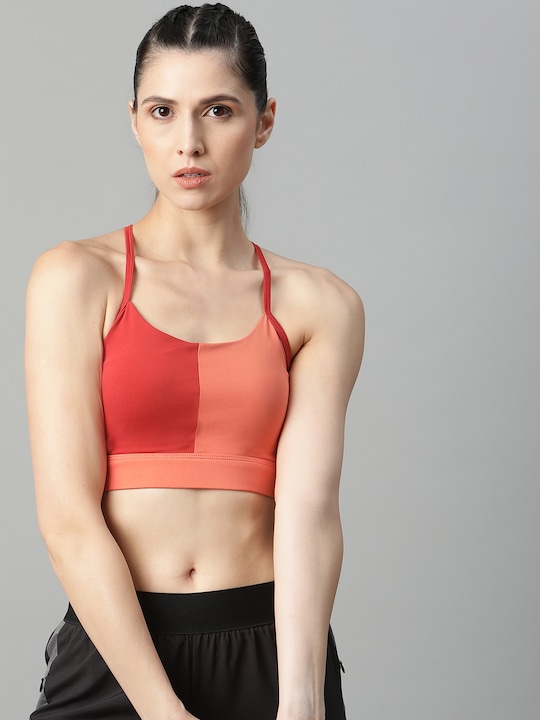 HRX By Hrithik Roshan Women Colourblock Rapid-Dry Running Bra