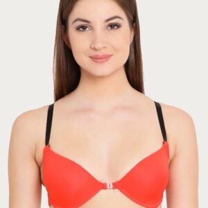 Clovia Padded Underwired Front-Open T-Shirt Cage Bra