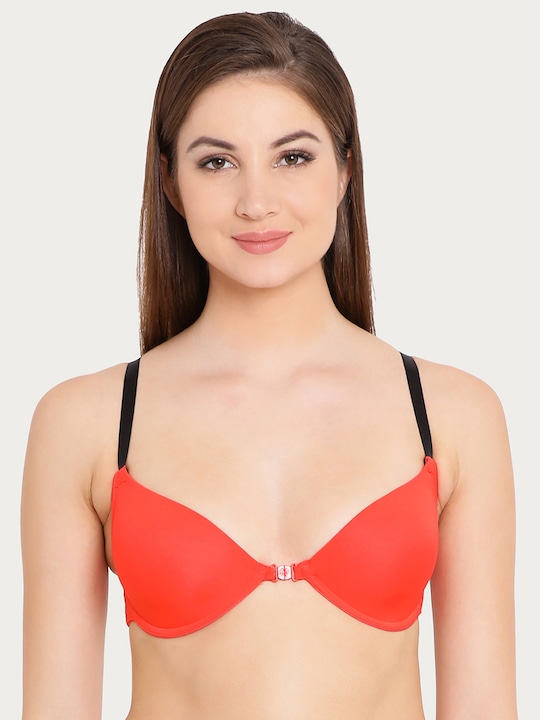 Clovia Padded Underwired Front-Open T-Shirt Cage Bra