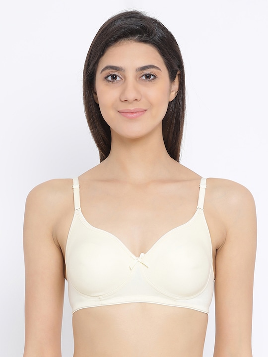 Clovia Cotton Rich Non-Wired Spacer Cup T-Shirt Bra