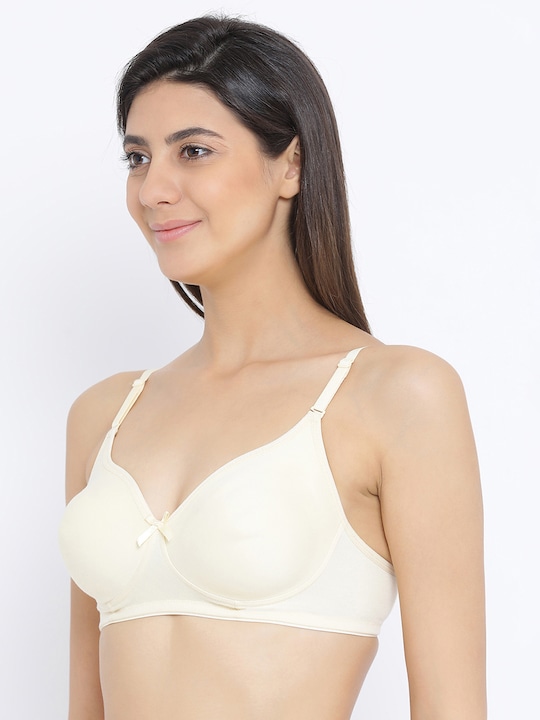 Clovia Cotton Rich Non-Wired Spacer Cup T-Shirt Bra