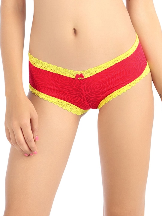 Candyskin Women Red Lace Bikini Briefs