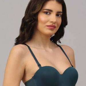 PrettyCat Green Bra Underwired Lightly Padded Bra