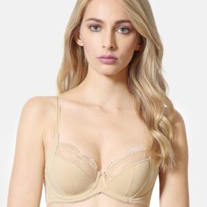 Van Heusen Women Skin Solid Lace Antibacterial Non Padded Bra