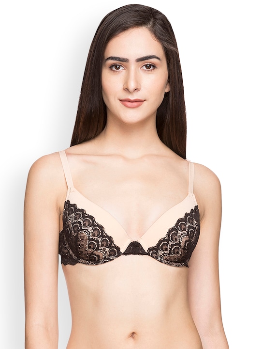 Candyskin Lace Underwired Push-Up Bra