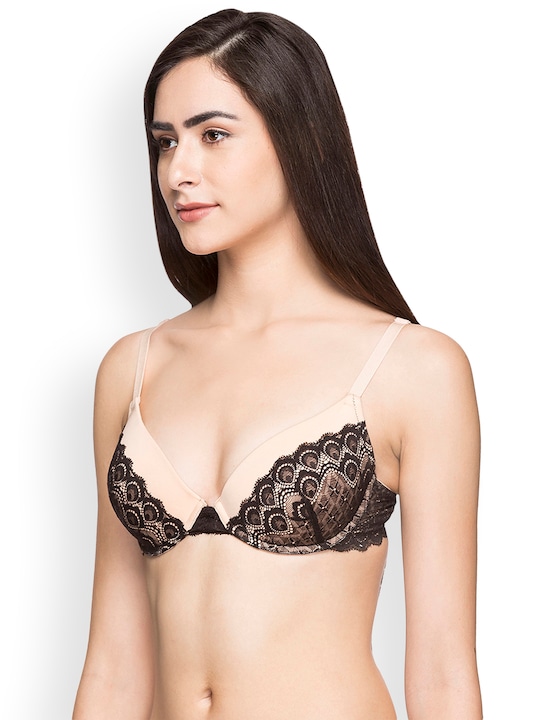 Candyskin Lace Underwired Push-Up Bra