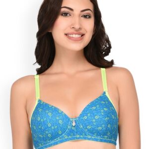 shyaway Printed Non-Wired Lightly Padded Everyday Bra