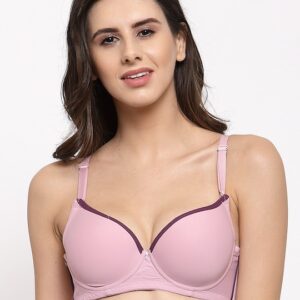 Quttos Solid Underwired Lightly Padded T-shirt Bra