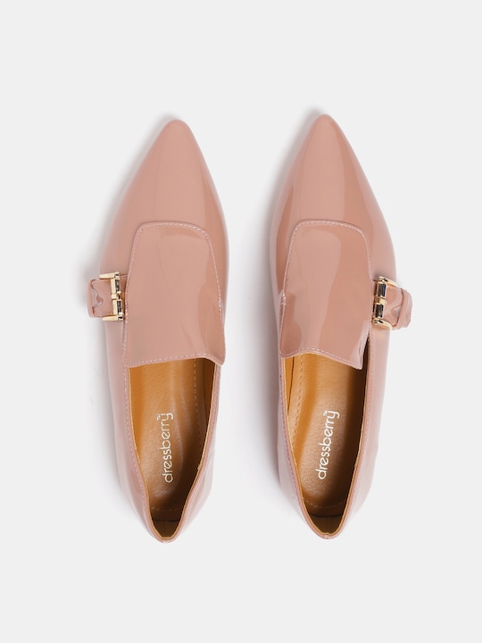 DressBerry Women Solid Flat Ballerinas