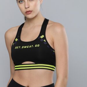 HRX Women Rapid-Dry Antimicrobial Training Sports Bra